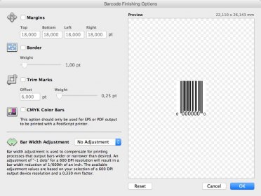 barcode producer serial mac